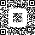 Black and white QR code on a white background, with the Square (formerly Square Inc.) logo visible in the center. The code is used for scanning with a mobile device.